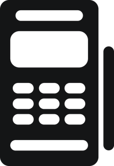 Mobile Phone Icon Black