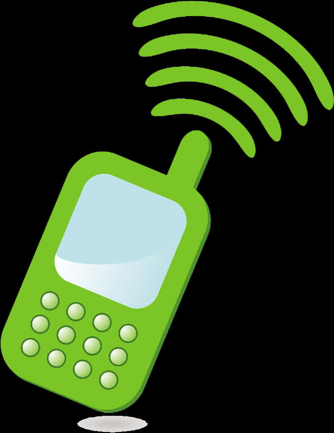 Mobile Phone Signal Illustration