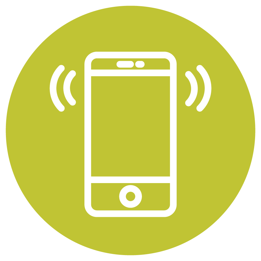 Mobile Phone Vibration Icon