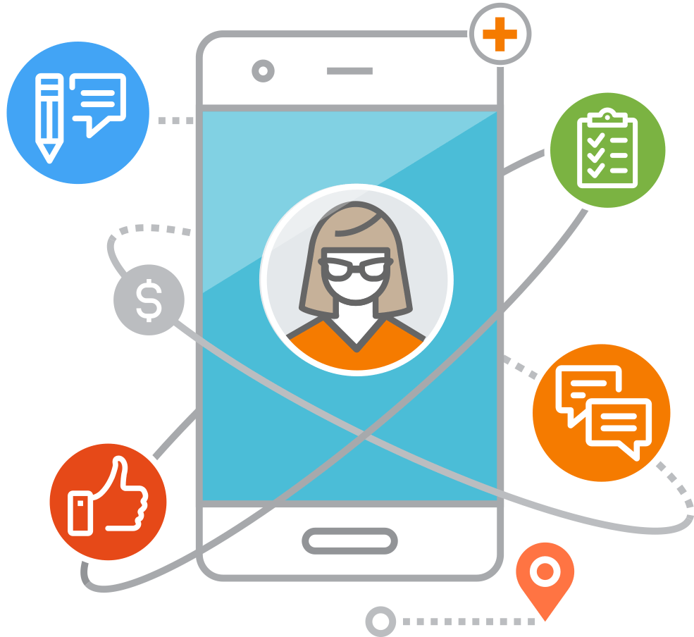 Mobile User Interface Vector