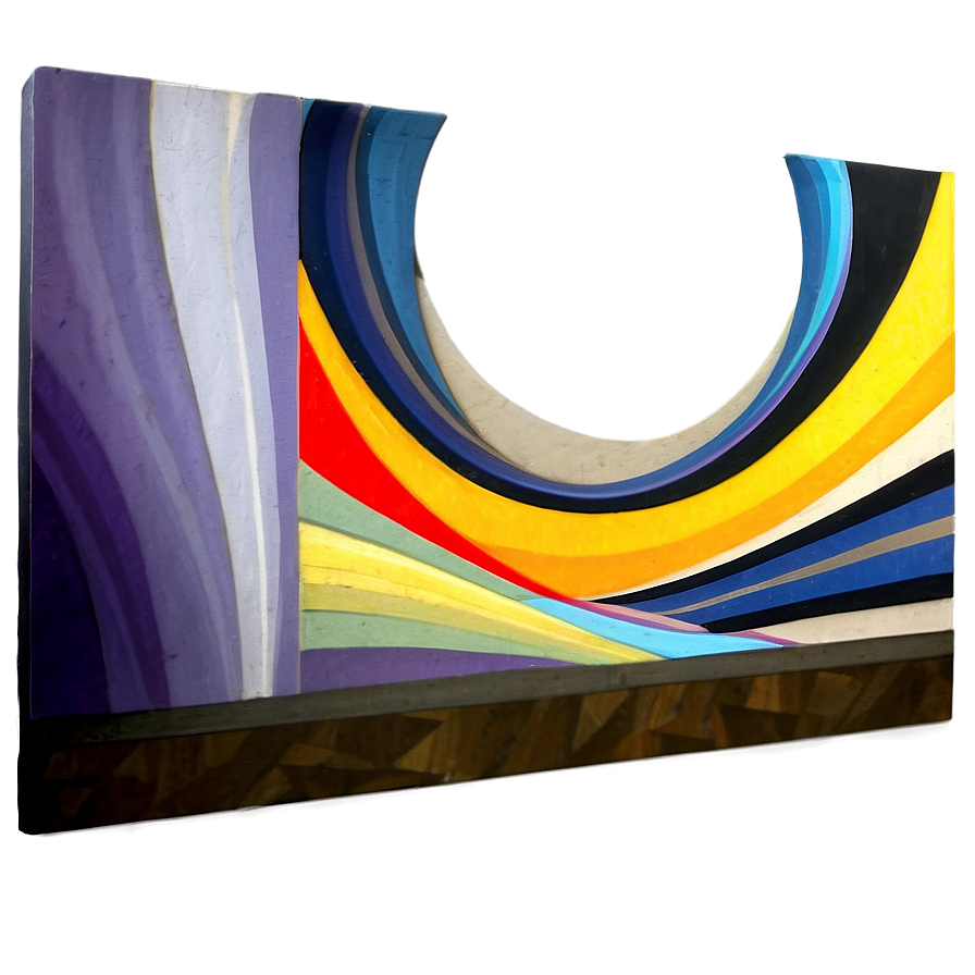 Modern Abstract Mural Png Dgi