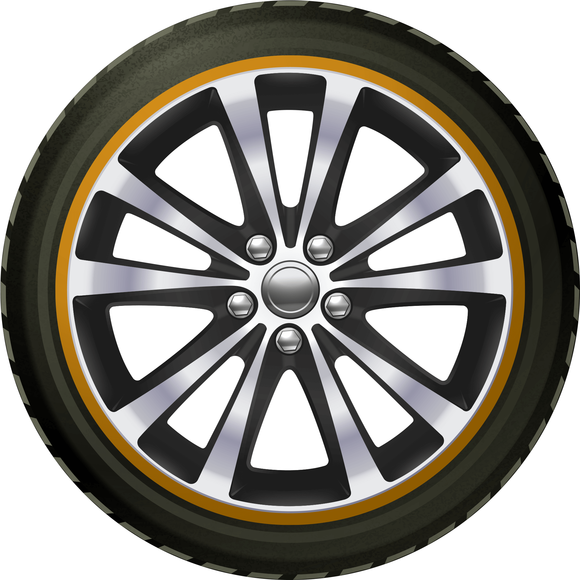 Modern Alloy Wheeland Tire