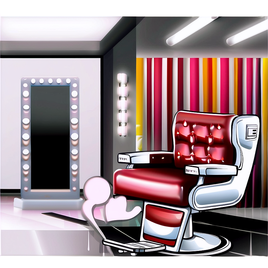 Modern Barber Chair Png 16