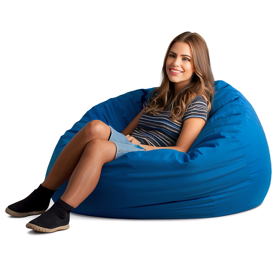 Modern Bean Bag Chair Png 06132024