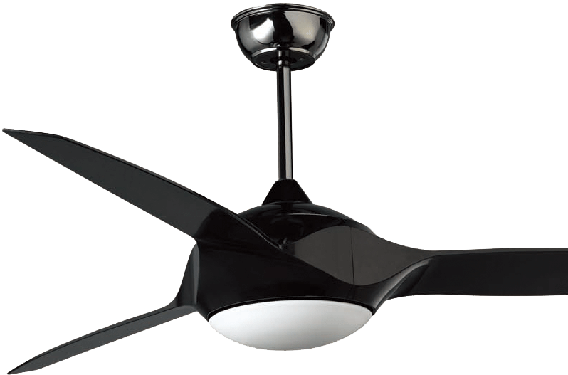 Modern Black Ceiling Fan