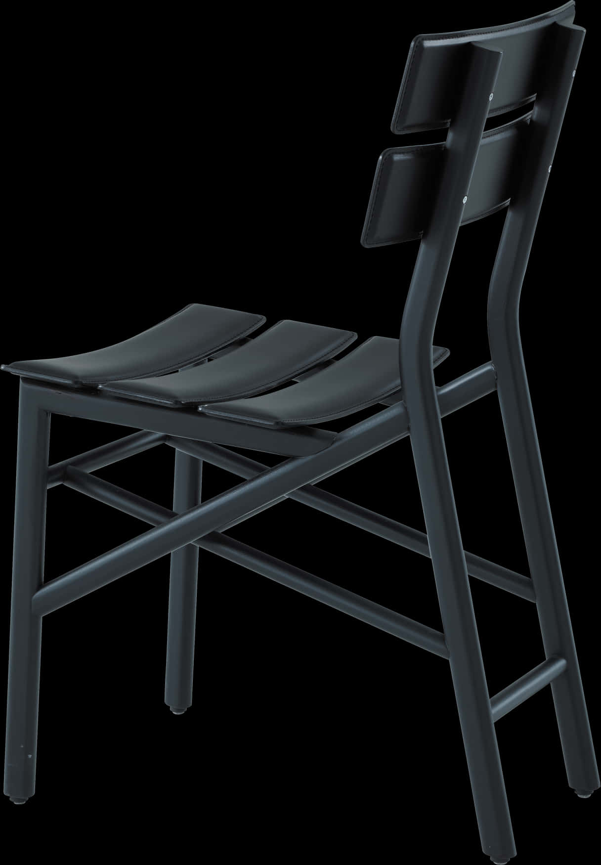 Modern Black High Chair