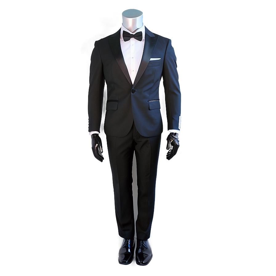 Modern Black Tie Fashion Png 06212024