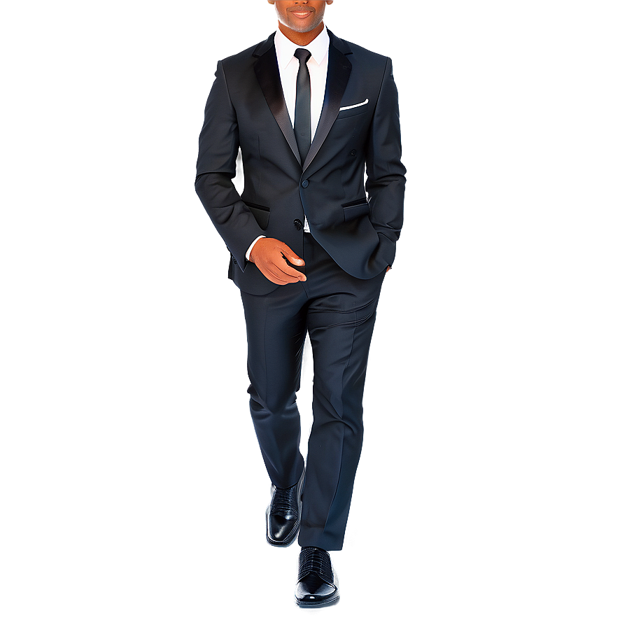 Modern Black Tie Fashion Png 06212024