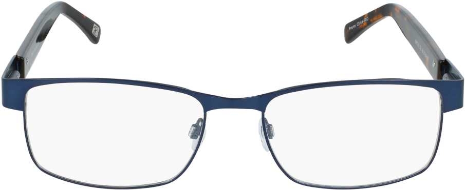 Modern Blue Frame Eyeglasses