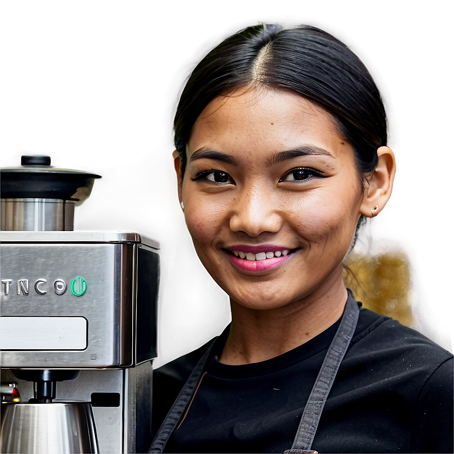 Modern Café Barista Png 06272024