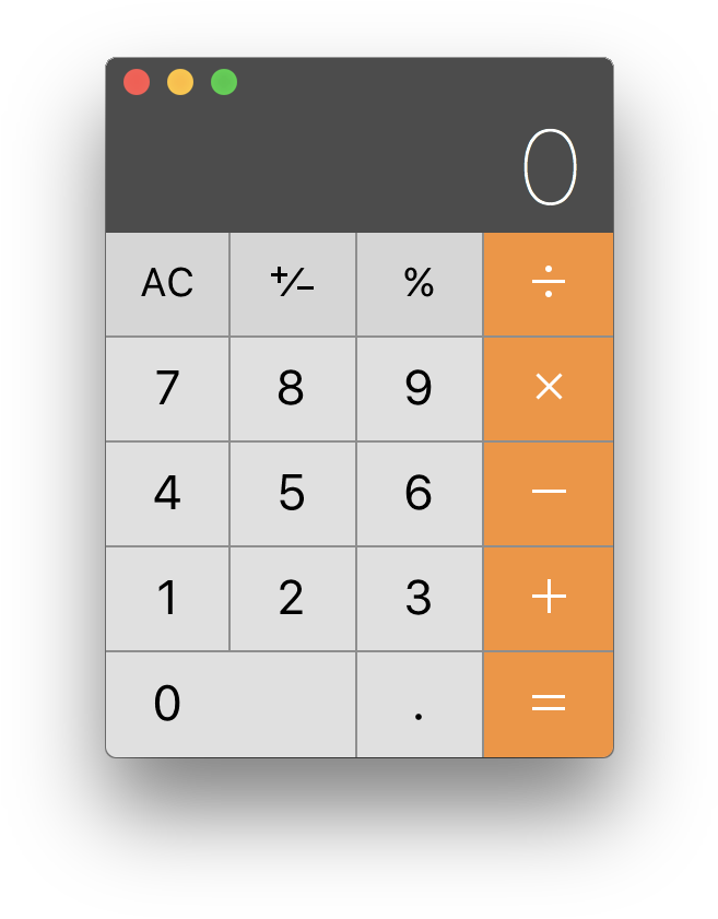 Modern Calculator App Interface