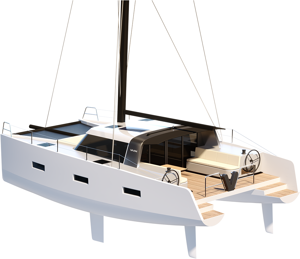 Modern Catamaran Yacht Design