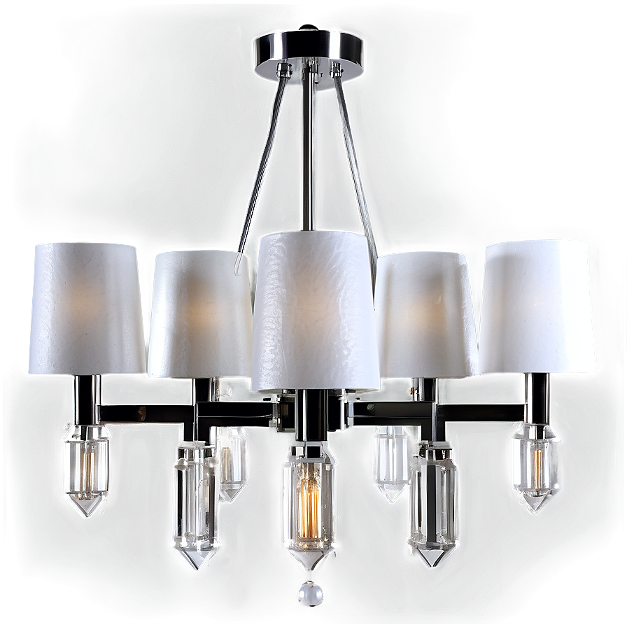 Modern Chandelier With Shades Png Lfo64