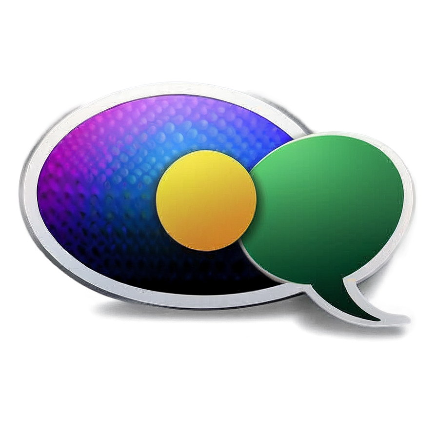 Modern Chat Bubble Design Png 06262024