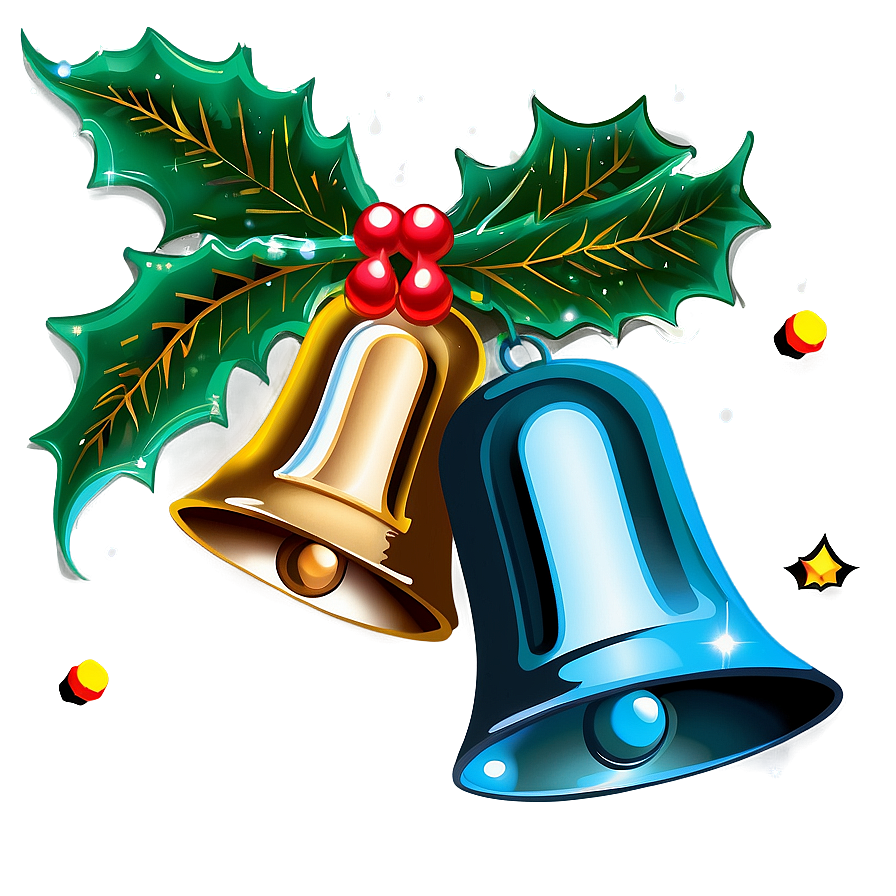 Modern Christmas Bells Png 06122024