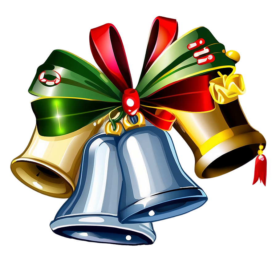 Modern Christmas Bells Png Gab50