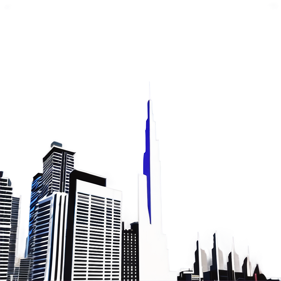 Modern City Skyline Png 06202024