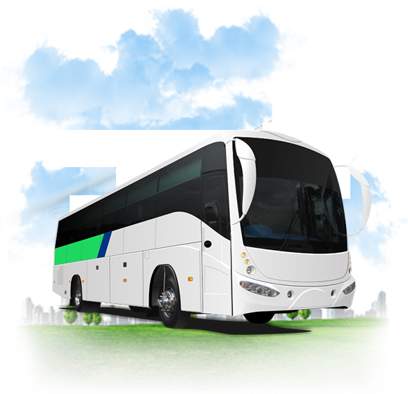 Modern Coach Bus Travel Graphic