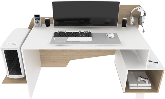 Modern Computer Desk Setup