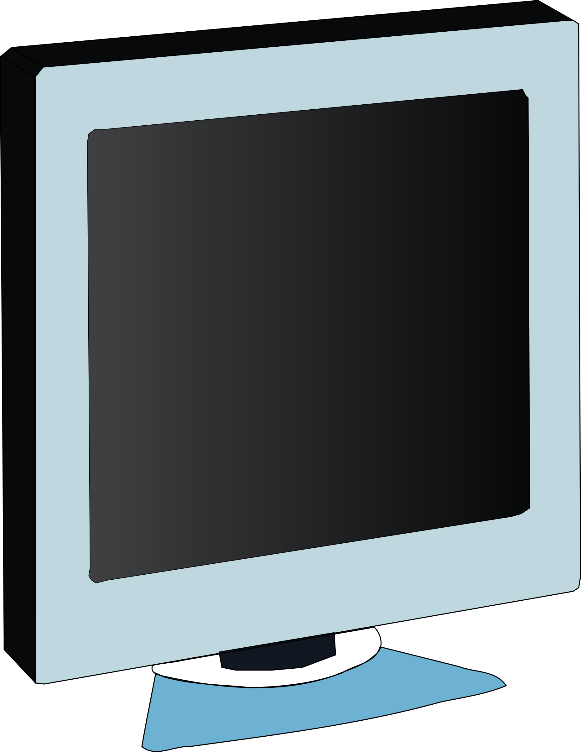 Modern Computer Monitor Illustration