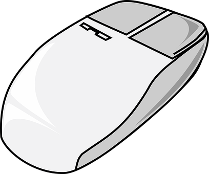 Modern Computer Mouse Vector Illustration