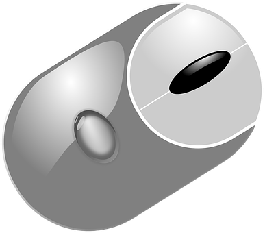 Modern Computer Mouse Vector Illustration
