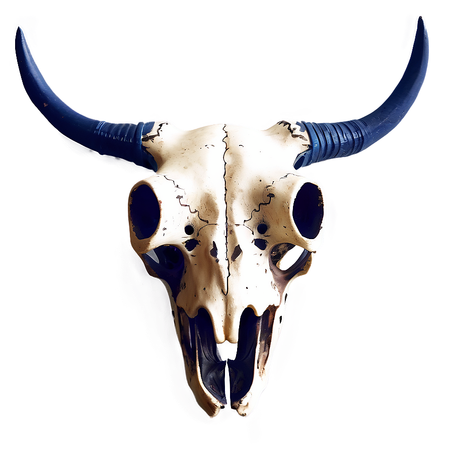 Modern Cow Skull Artwork Png Kdd