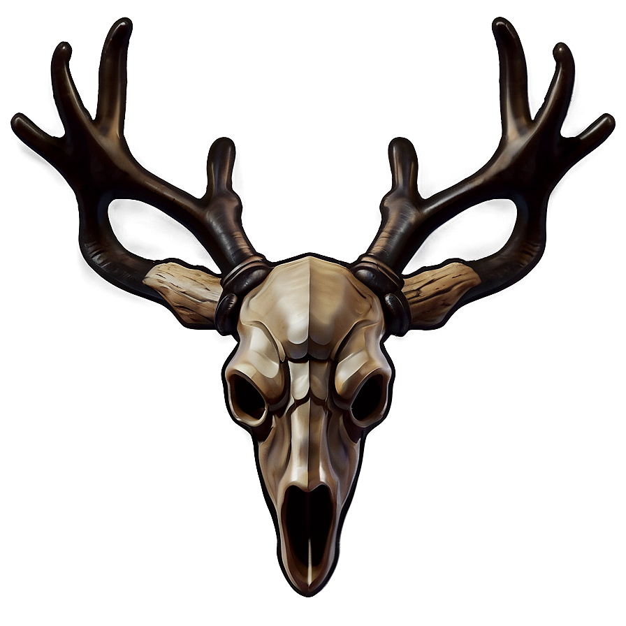 Modern Deer Antler Symbol Png 06122024