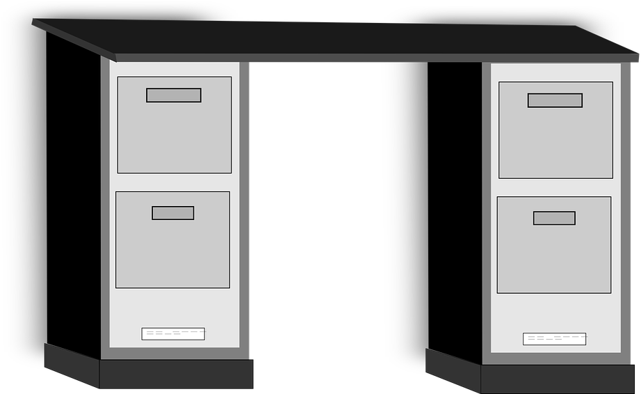 Modern Desk Clipart Graphic