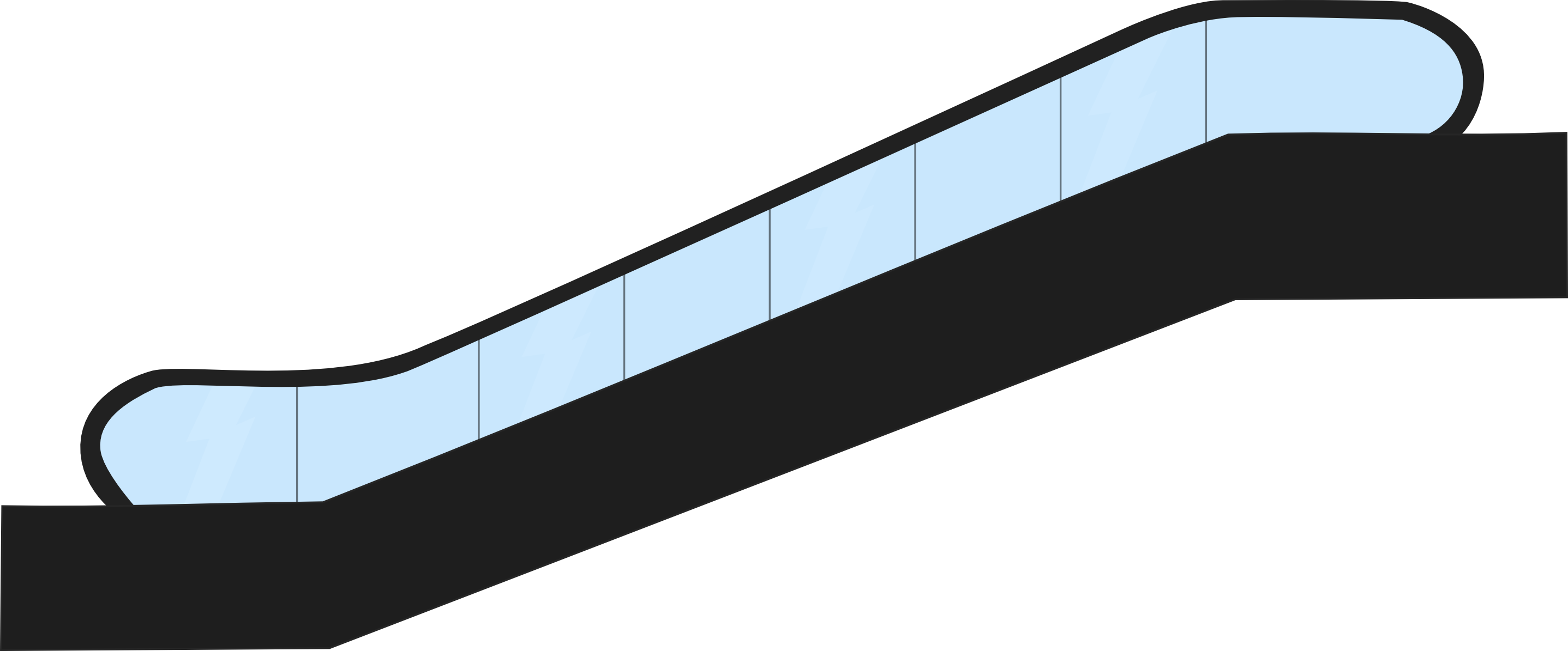 Modern Escalator Graphic