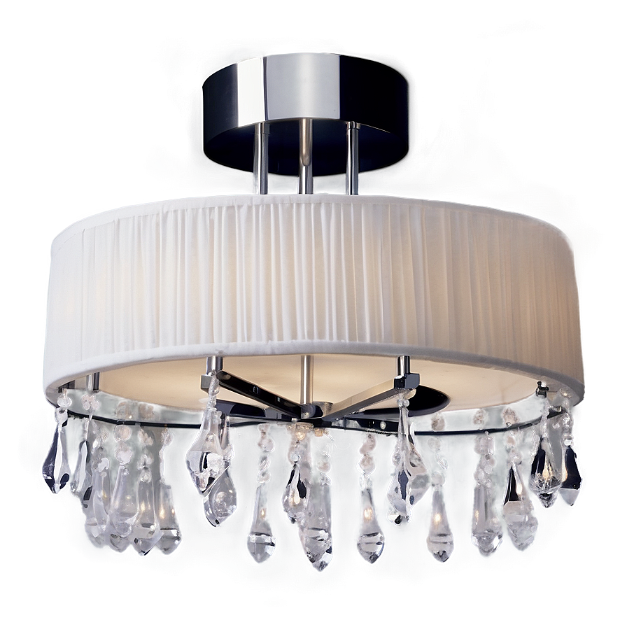 Modern Flush Mount Chandelier Png 30