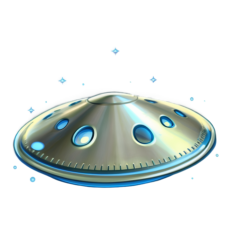 Modern Flying Saucer Artwork Png Qbq23