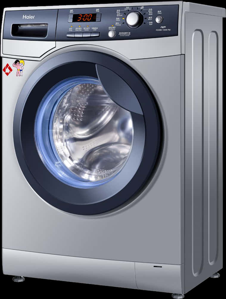 Modern Front Load Washing Machine