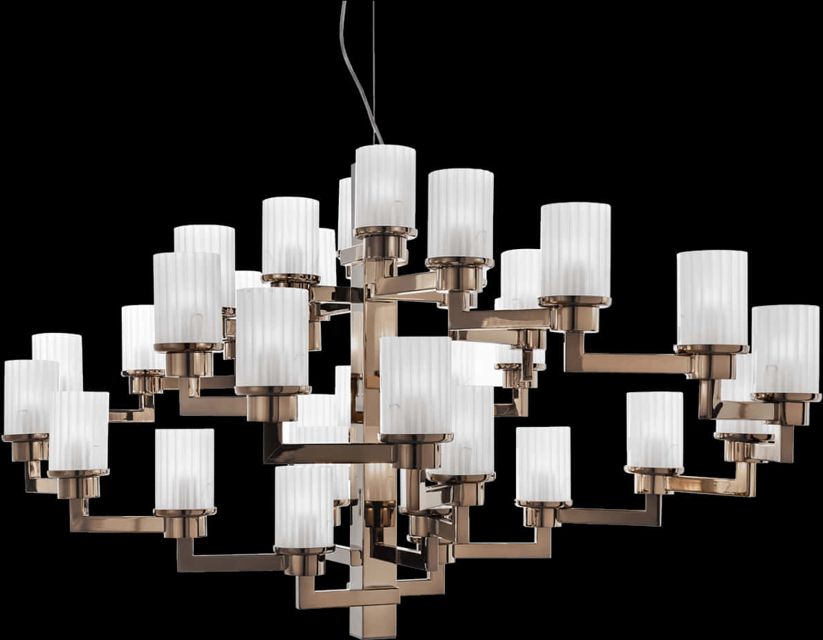 Modern Geometric Chandelier Design