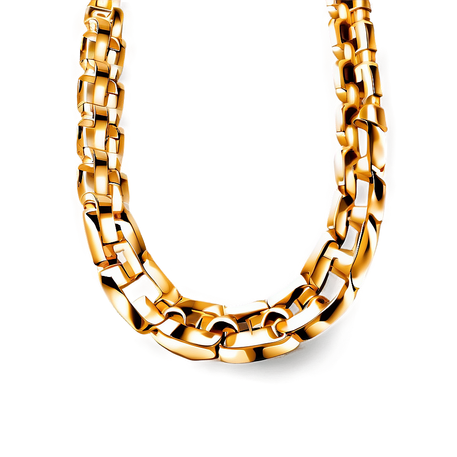 Modern Gold Chain Png 58