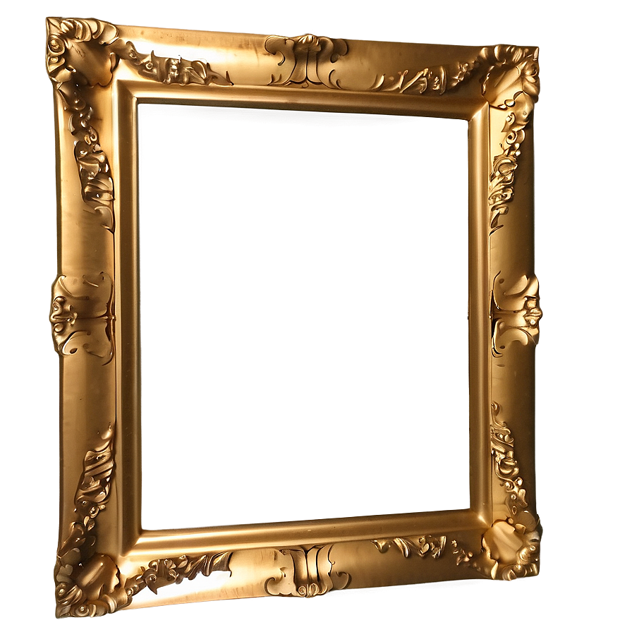 Modern Golden Frame Png 95