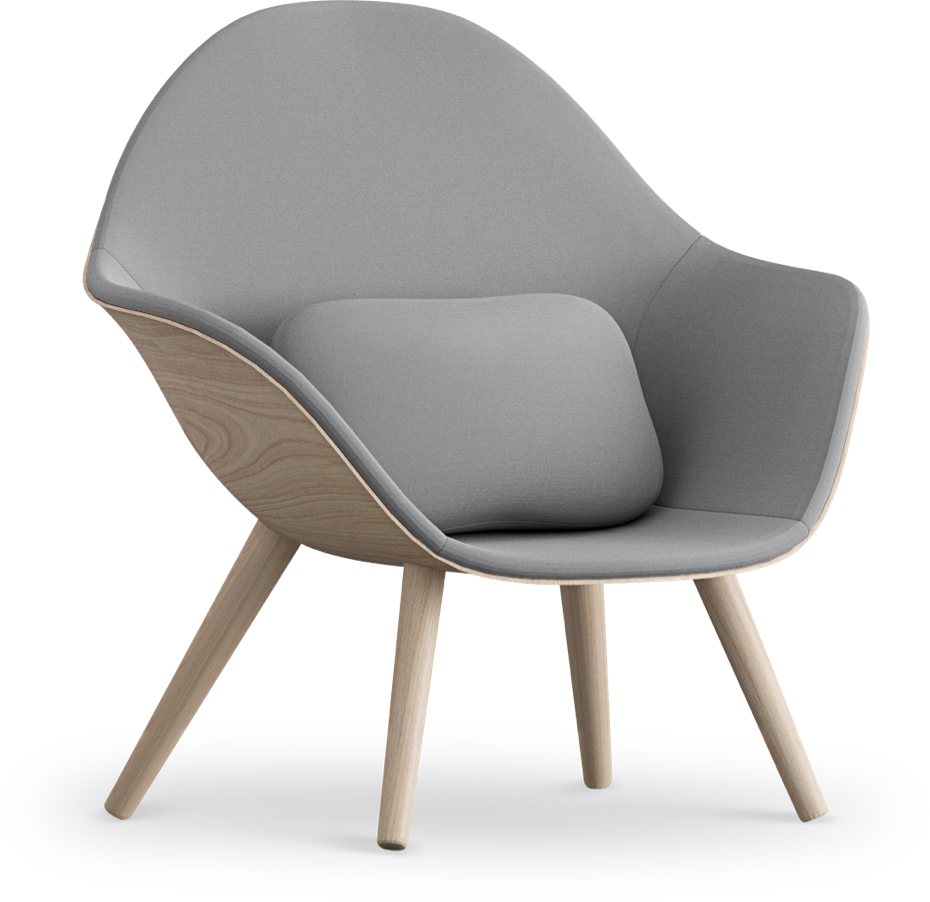 Modern Gray Accent Chair