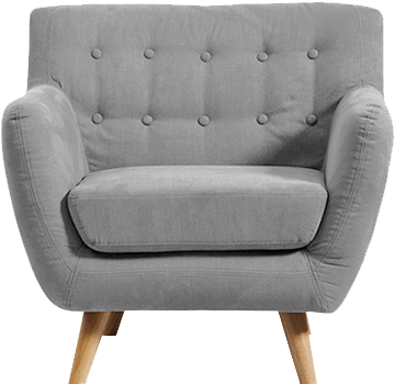 Modern Gray Armchair Design