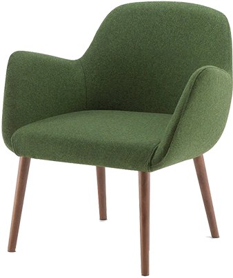 Modern Green Club Chair