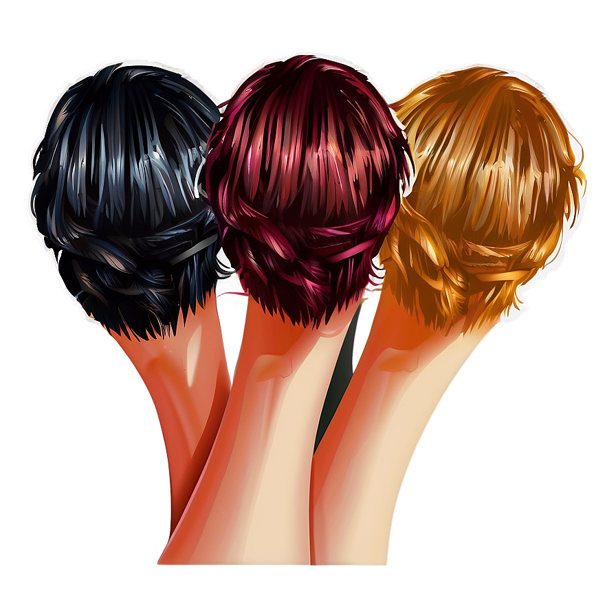 Modern Hair Clipart Png 06282024