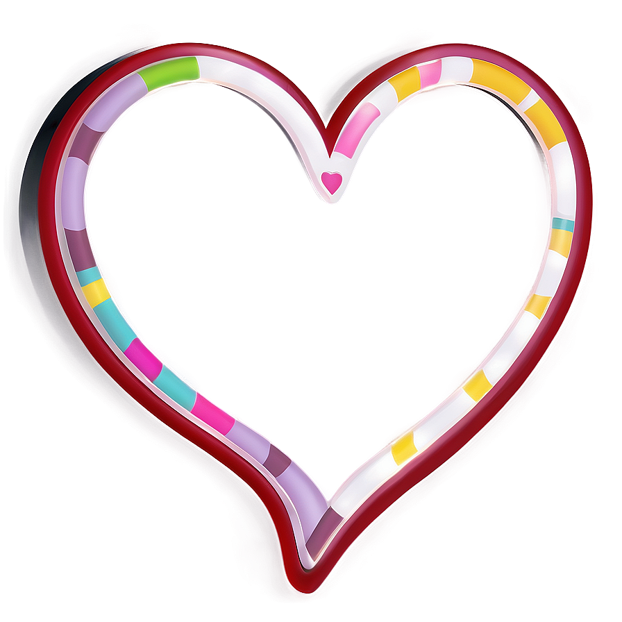 Modern Heart Doodle Png Uvm68