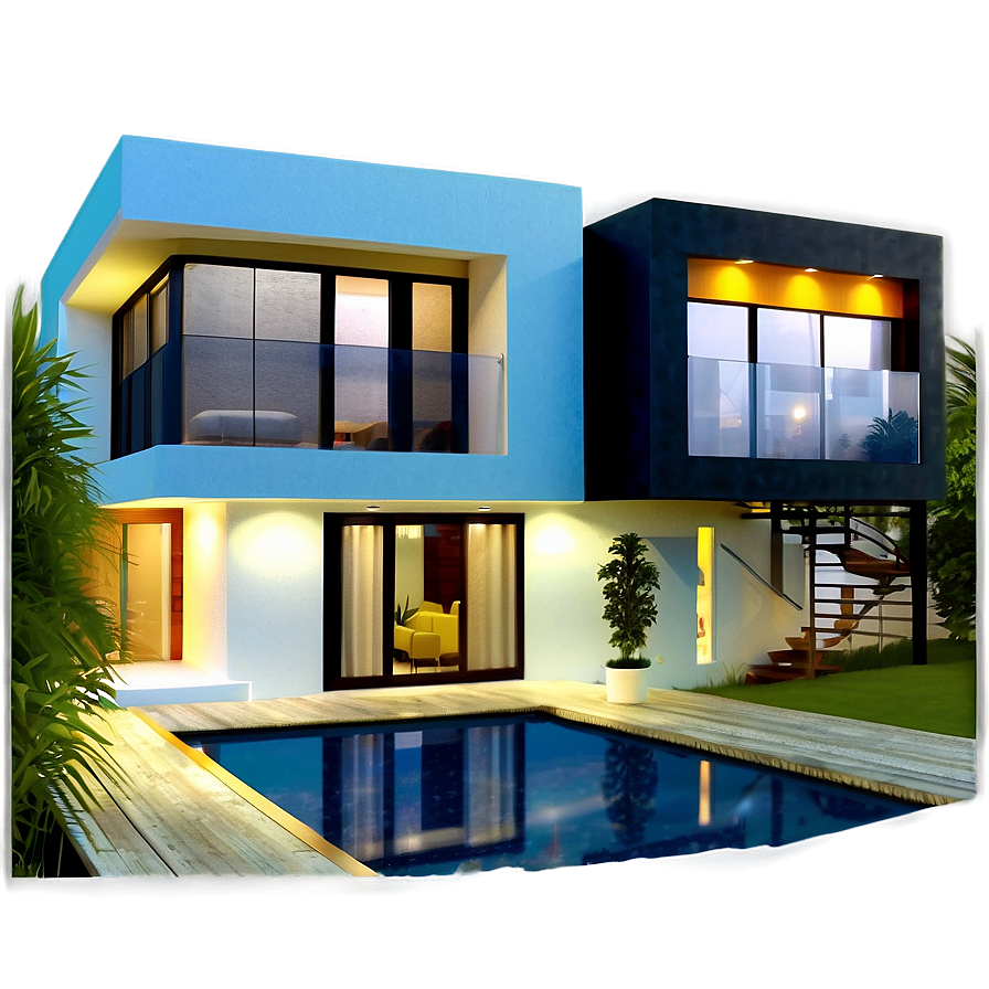 Modern Home Design Png Mka