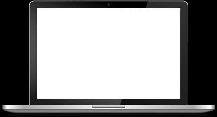 Modern Laptop Blank Screen