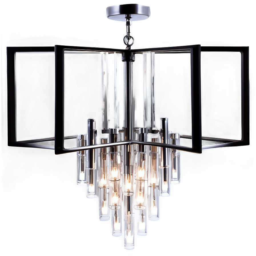 Modern Linear Chandelier Png 06282024