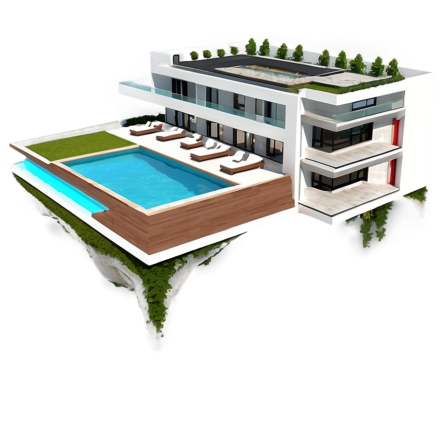 Modern Mansion Layout Png 31