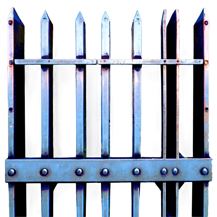 Modern Metal Fence Png Xje57