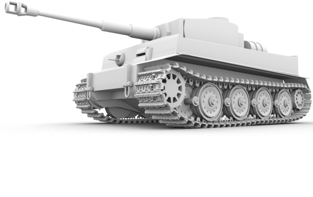 Modern Military Tank3 D Model