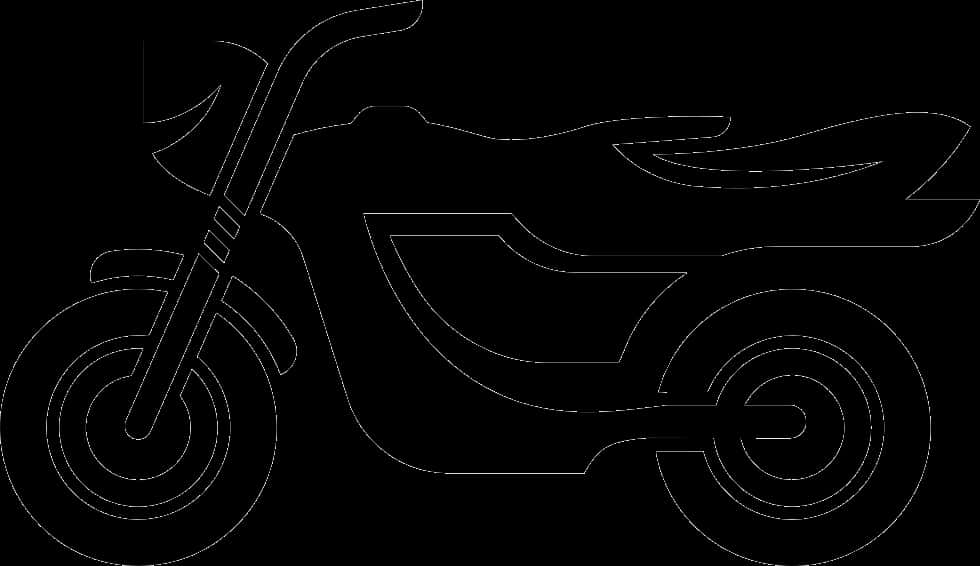 Modern Motorcycle Silhouette