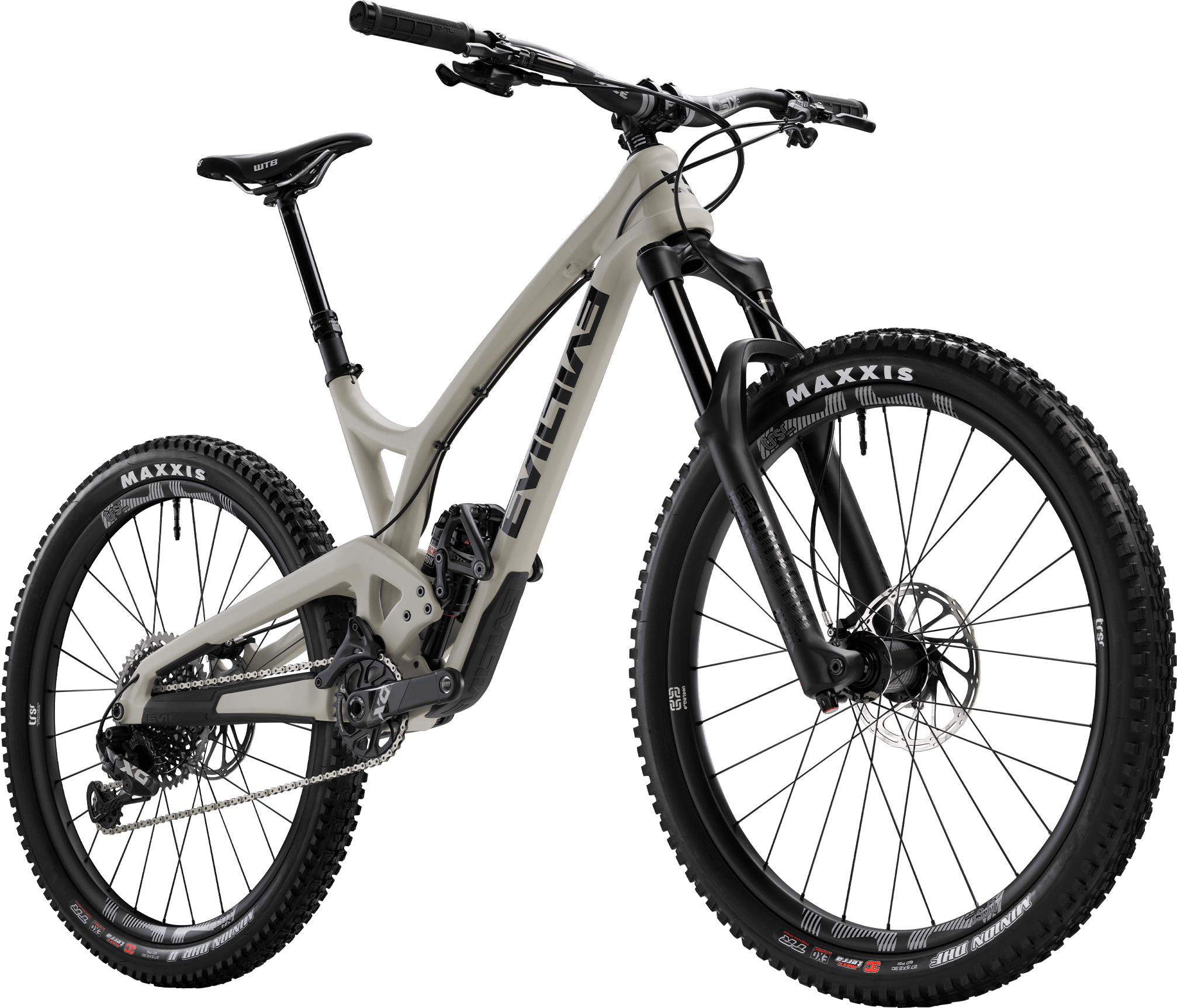 Modern Mountain Bike Profile View