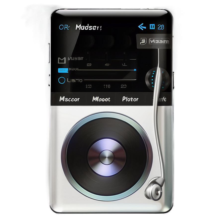 Modern Music Player Interface Png 05252024